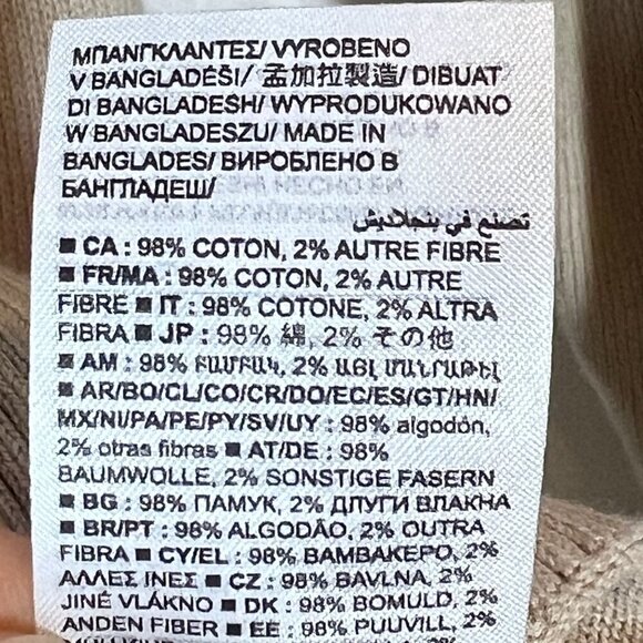 Gap Sweater Stripe Knit Preppy Tan Blue Gray Large - Picture 8 of 9